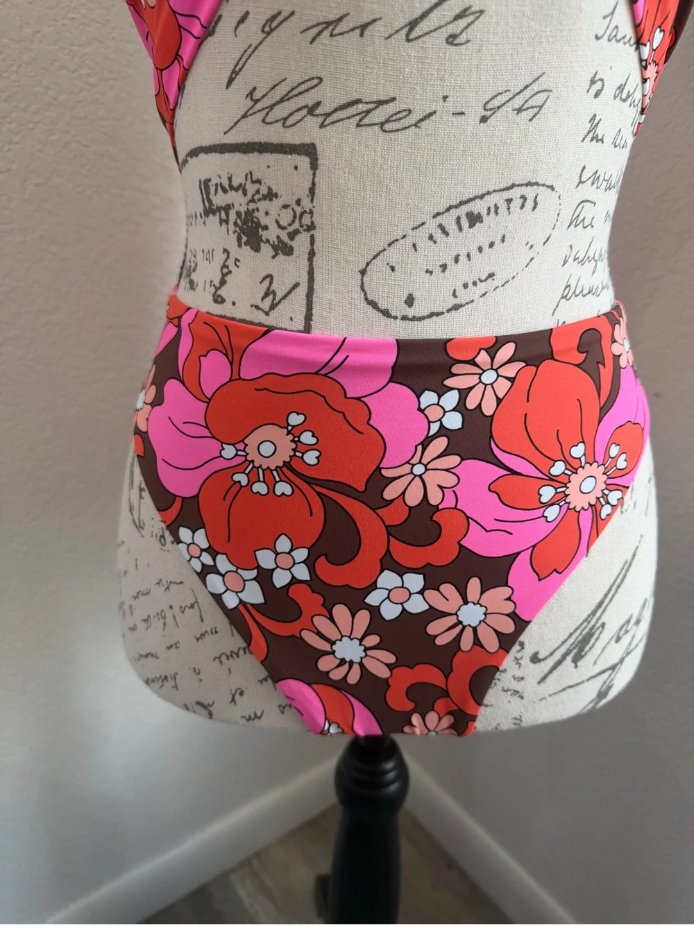 Frankie's Bikinis Dorothy One Piece Retro Floral Swimsuit